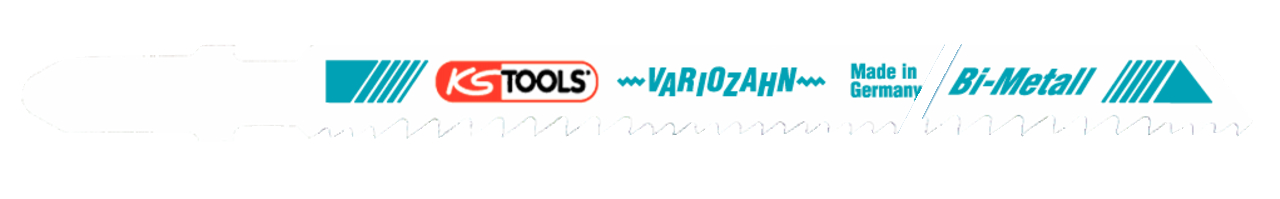 KS Tools Bi-Metall-Stichsägeblatt, 132mm, 1,8-2,5mm, 5er Pack