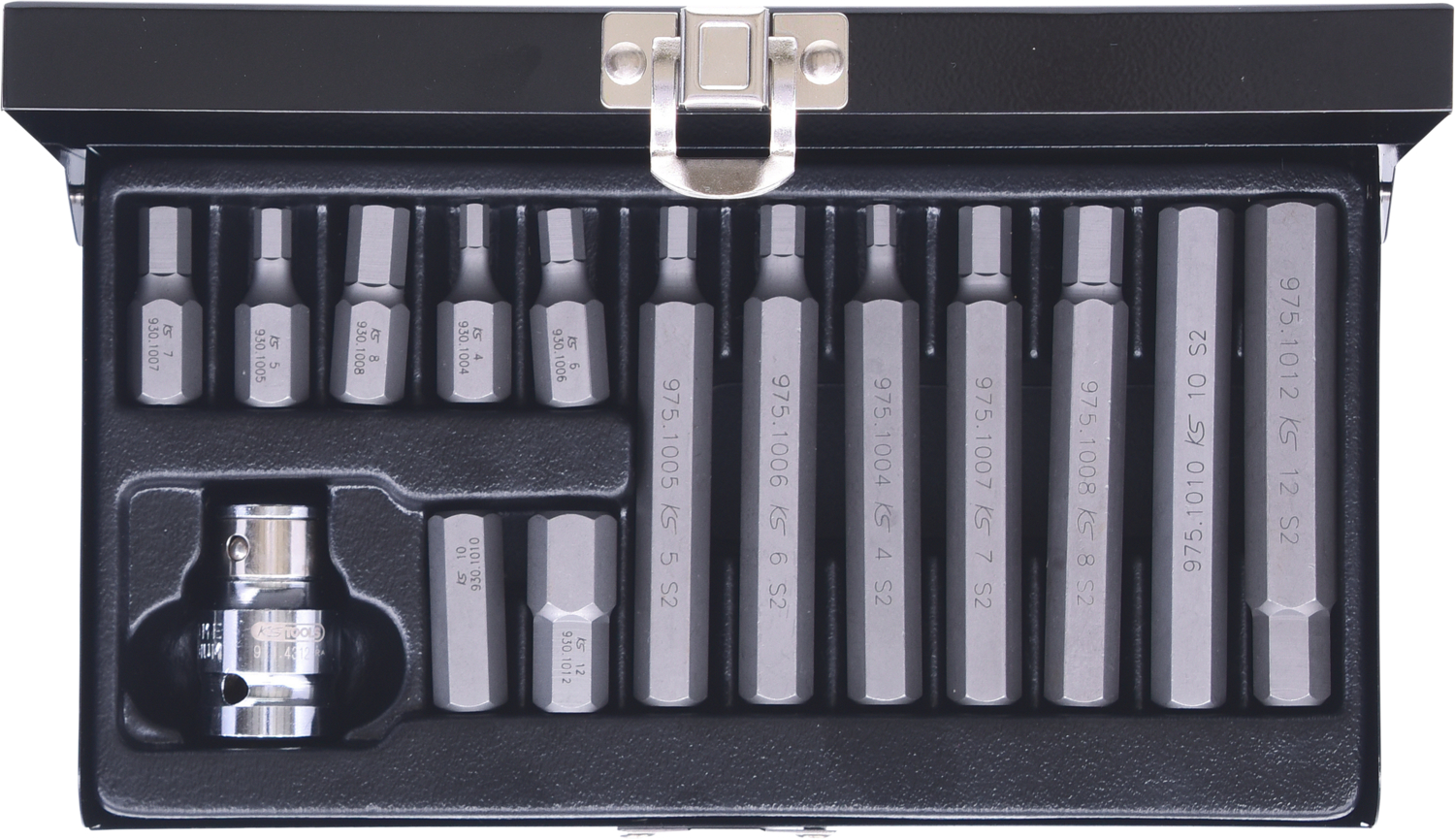 KS Tools 10mm Bit-Satz, 15-tlg, Innensechskant