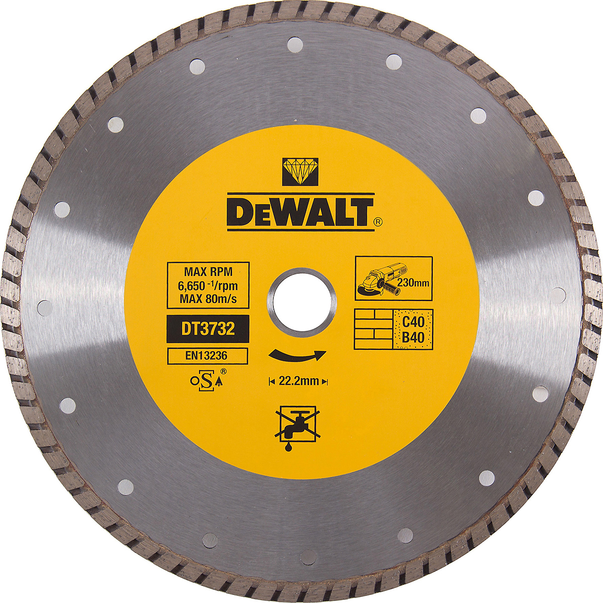 DEWALT Eco1 Turbo Diamanttrennscheibe
