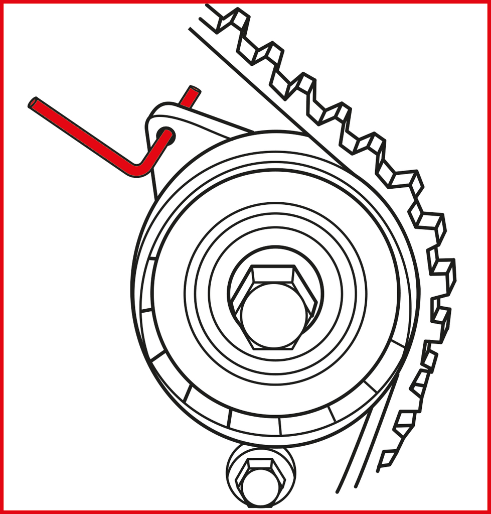 KS Tools Motoreinstell-Werkzeug-Satz für Ford, 10-tlg