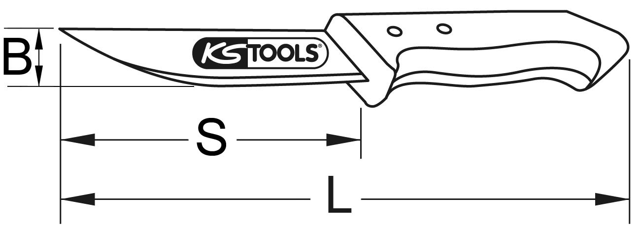 KS Tools EDELSTAHL Messer