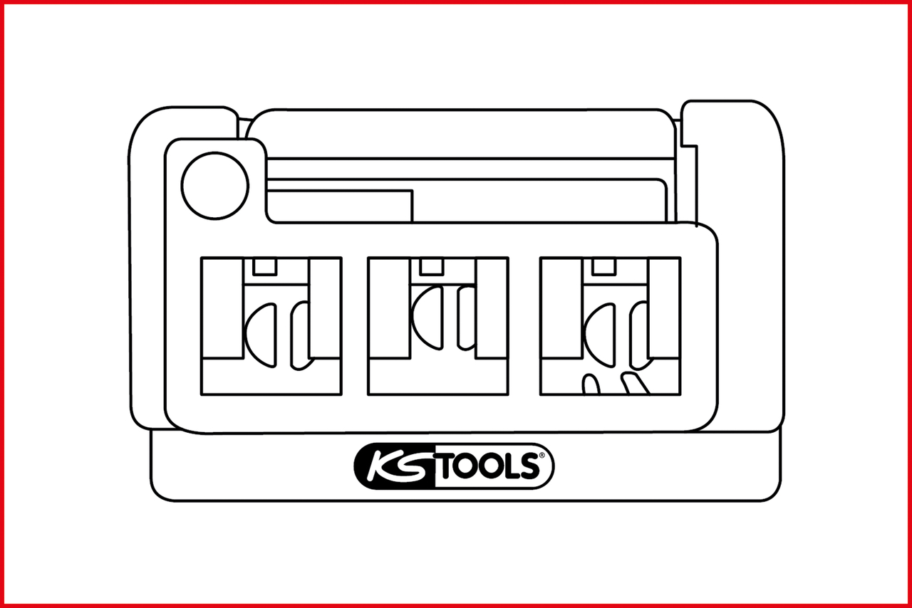 KS Tools Universal Kabel-Entriegelungswerkzeug-Satz, 3-tlg