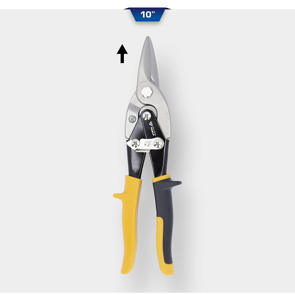 Brilliant Tools Hebel-Blechdurchgangsschere, gerader Schnitt