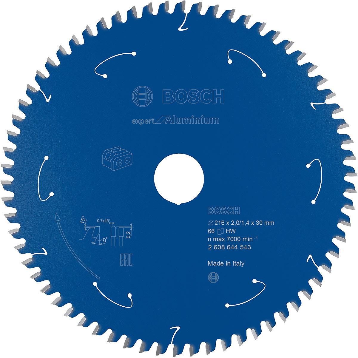 Bosch Akku-Kreissägeblatt Expert for Aluminium