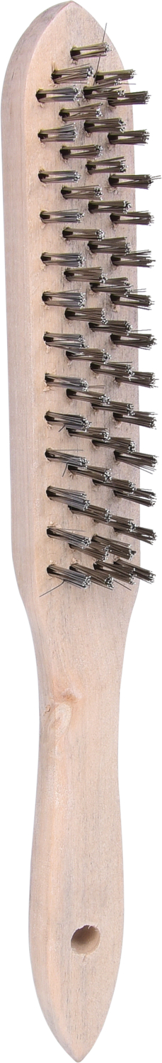 KS Tools Stahl-Handdrahtbürste 4-reihig, 290mm