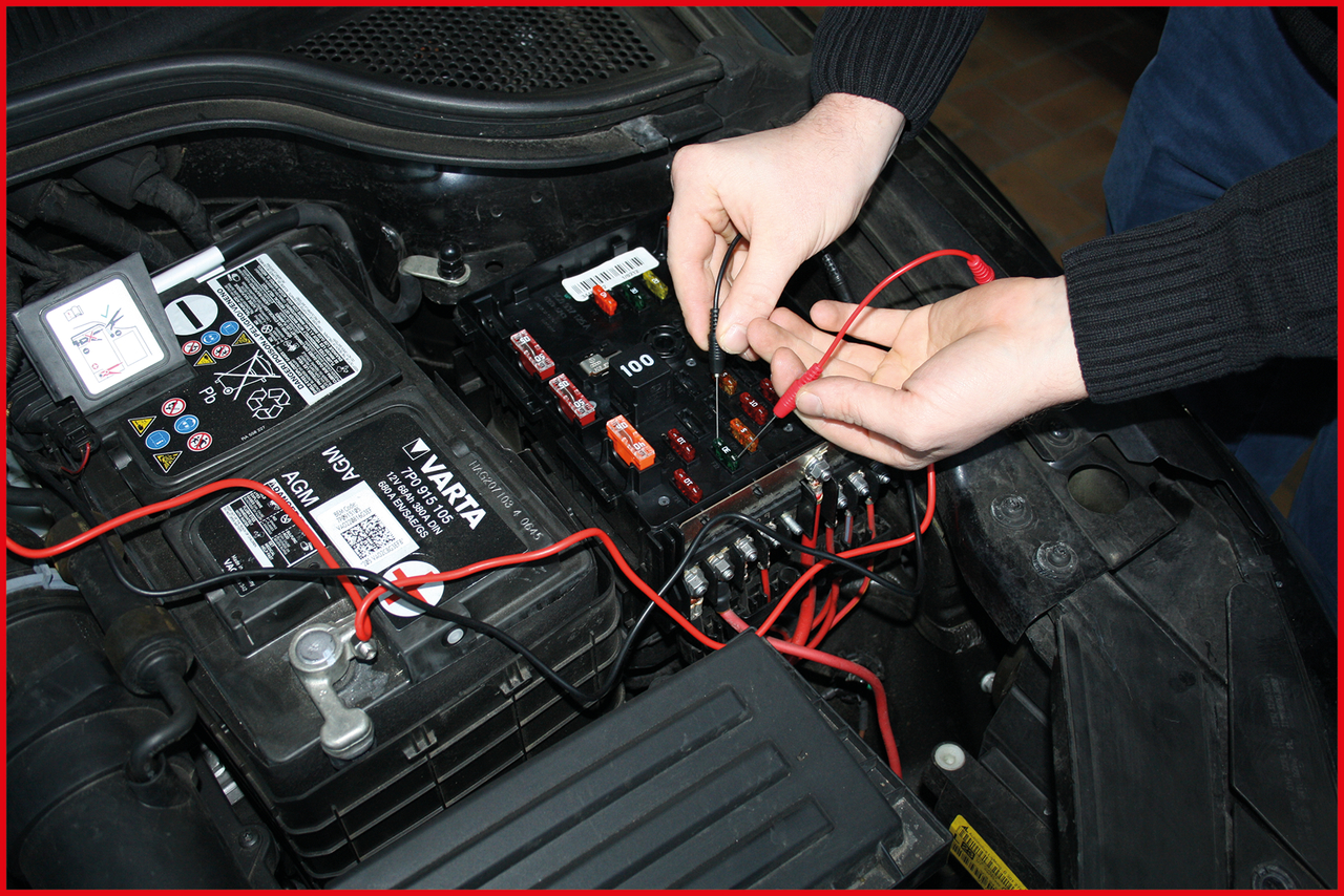 KS Tools 12-24V Diagnose Prüf- und Mess-Kabel-Satz, 13-tlg