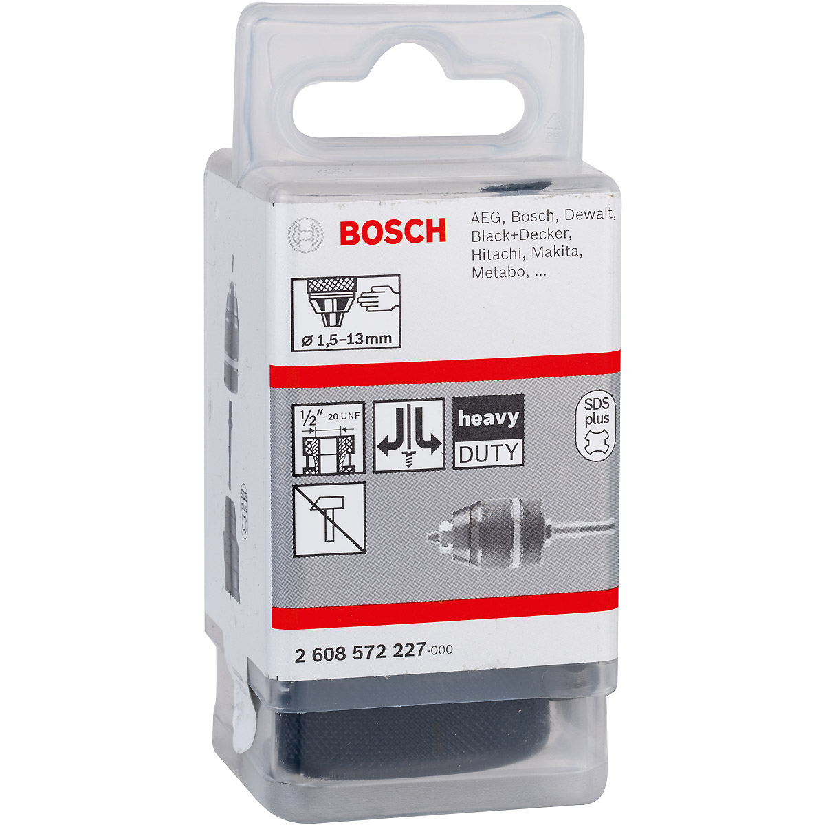 Bosch Schnellspannbohrfutter SDS plus, 1,5 bis 13 mm