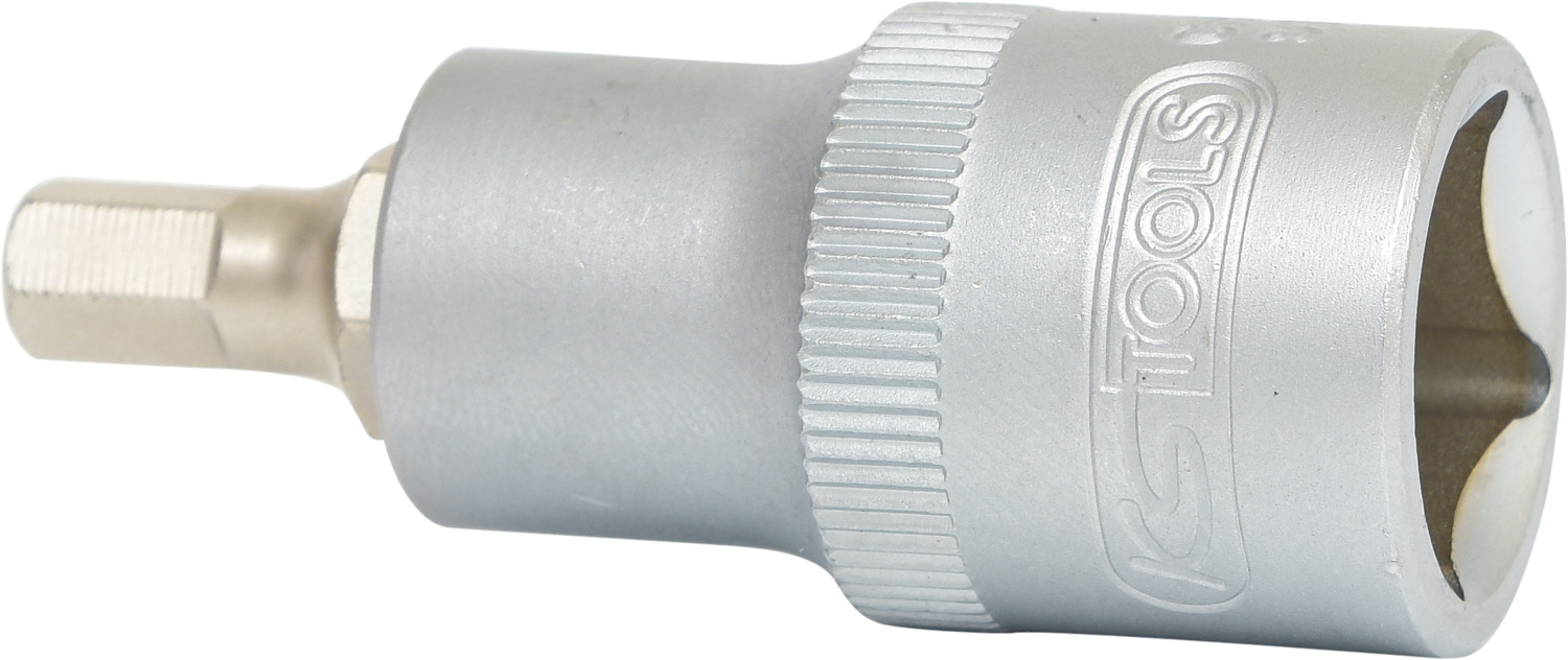 KS TOOLS 1/2" Bit-Stecknuss Innensechskant, kurz