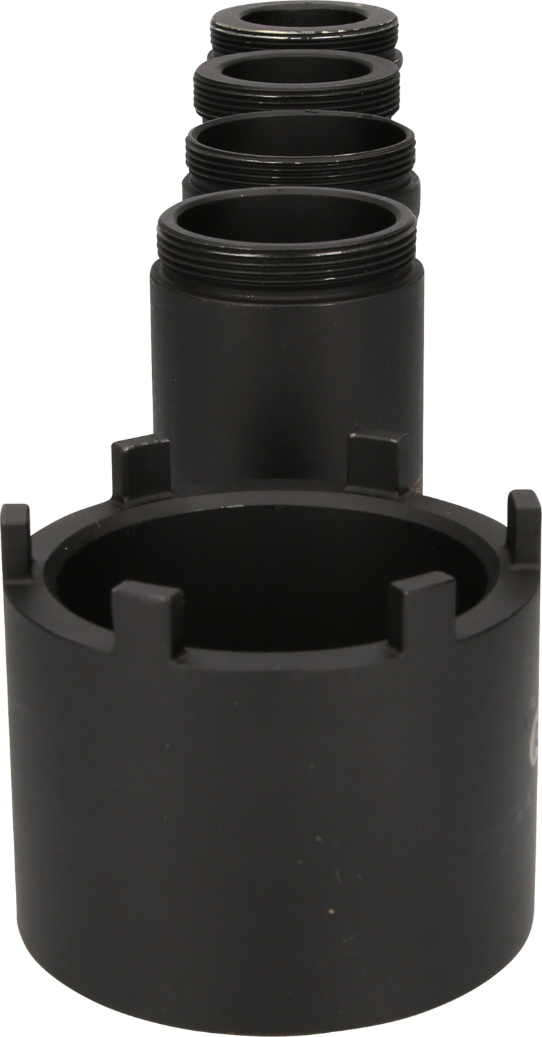 KS Tools Nutmuttern-Schlüssel-Satz mit 4 Führungsrohren für Mercedes, Ø 75 mm , 5-tlg