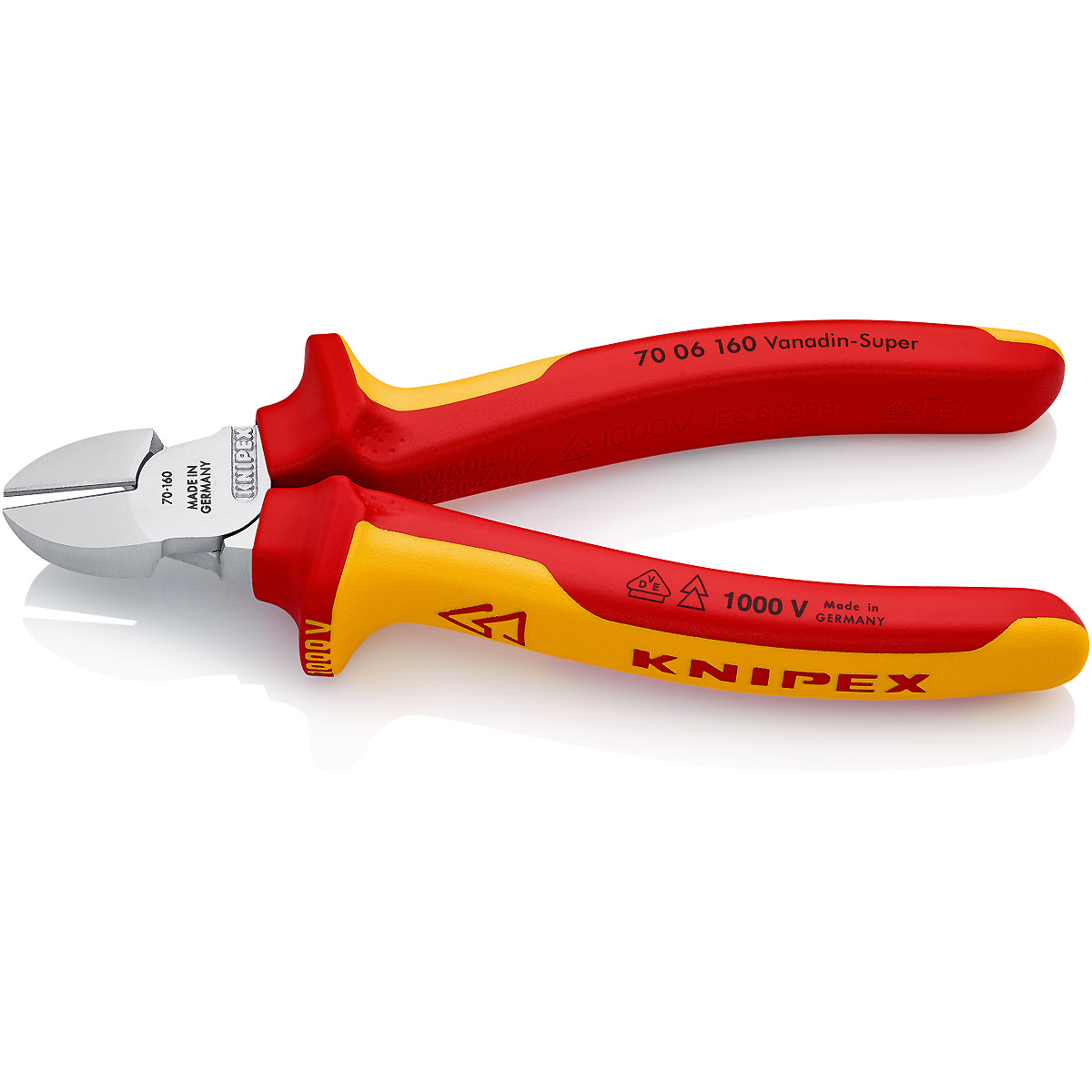 KNIPEX Seitenschneider isoliert, VDE-geprüft