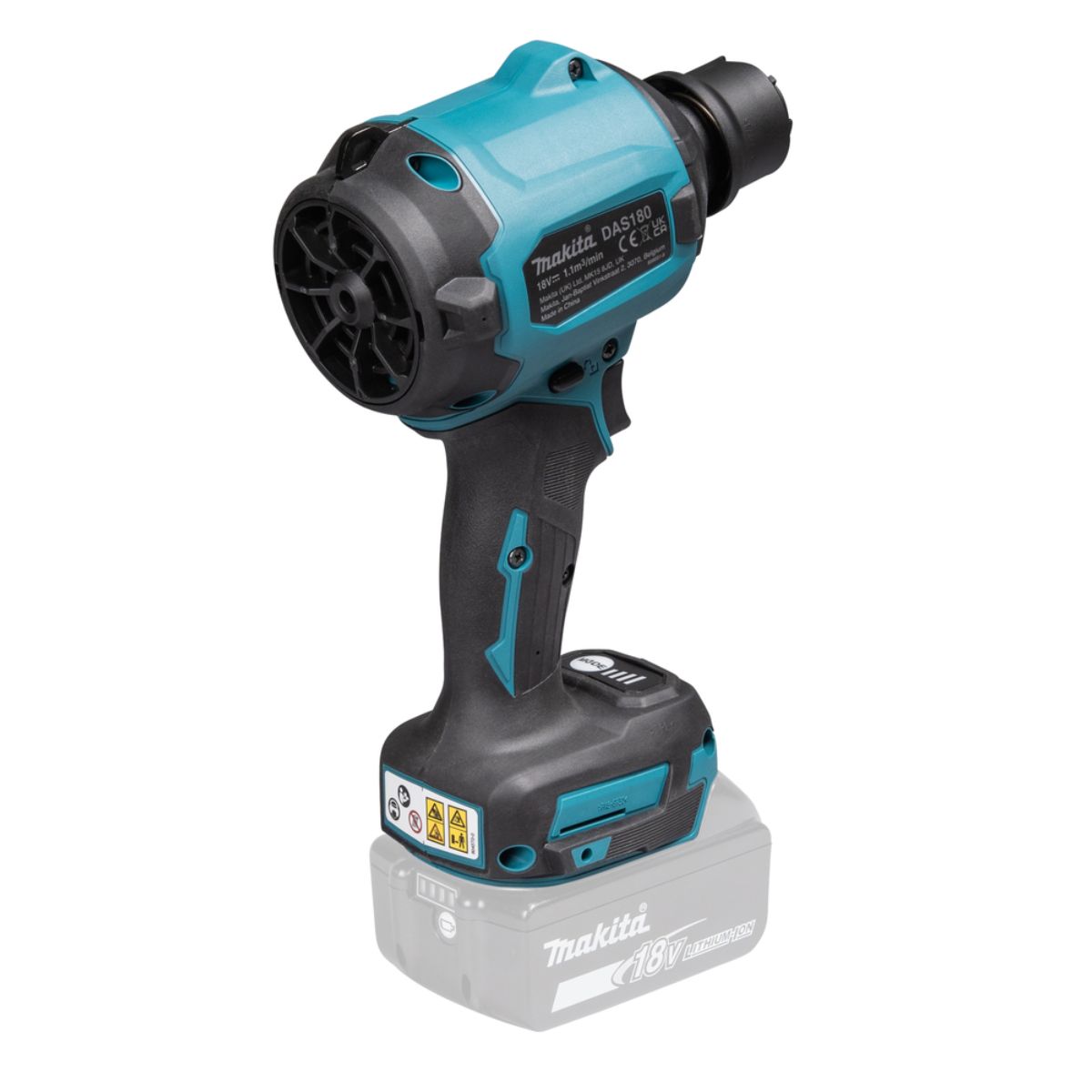 Makita Akku-Gebläse LXT 18V (ohne Akkus, ohne Ladegerät) DAS180Z