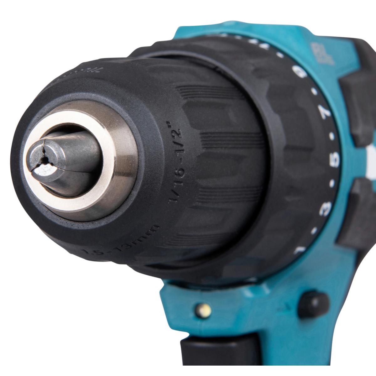 Makita Akku-Schlagbohrschrauber 18V / 5,0 Ah, 2 Akkus + Ladegerät im MAKPAC, inkl. MAKPAC-Organizer 191X80-2