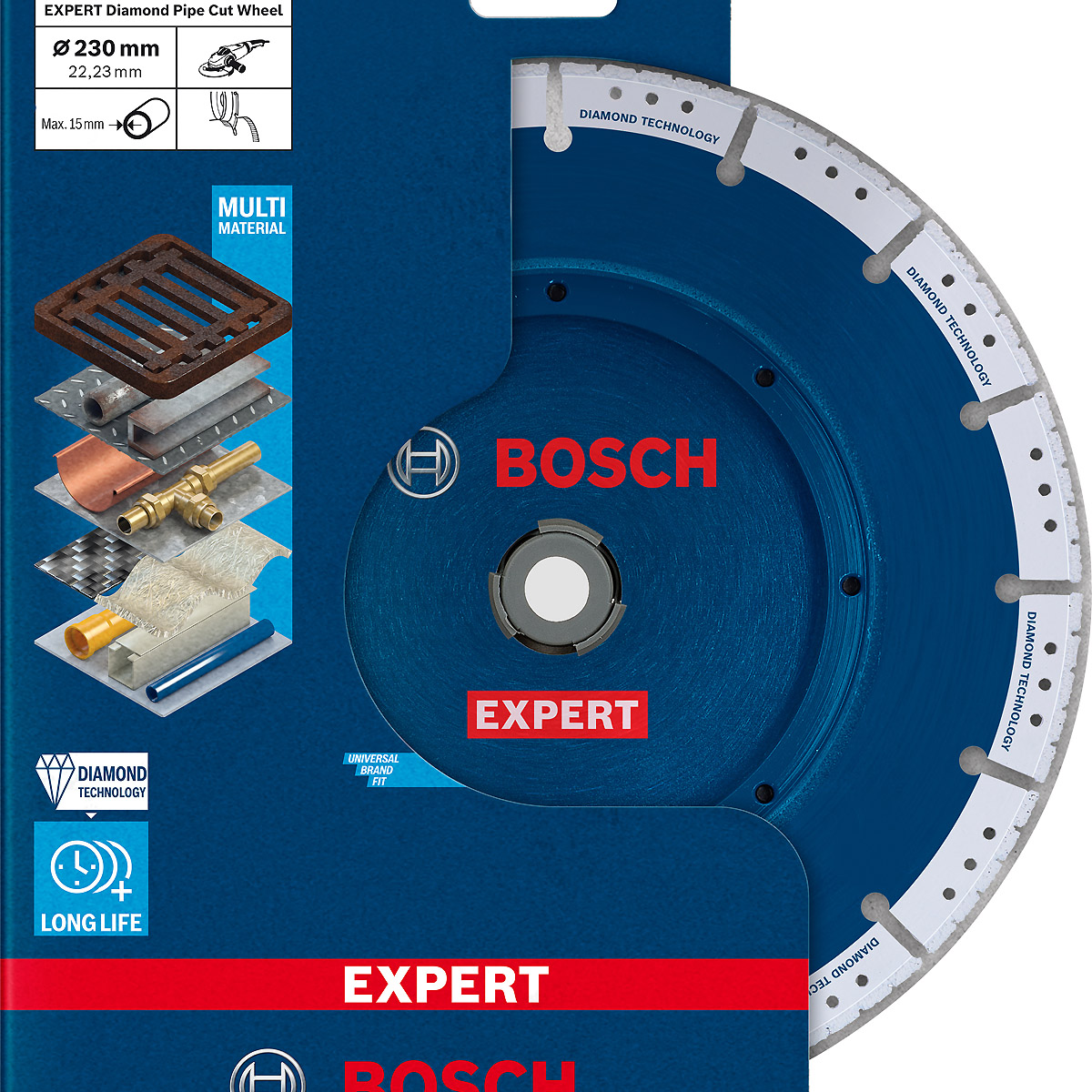 Bosch EXPERT Diamond Pipe Cut Wheel