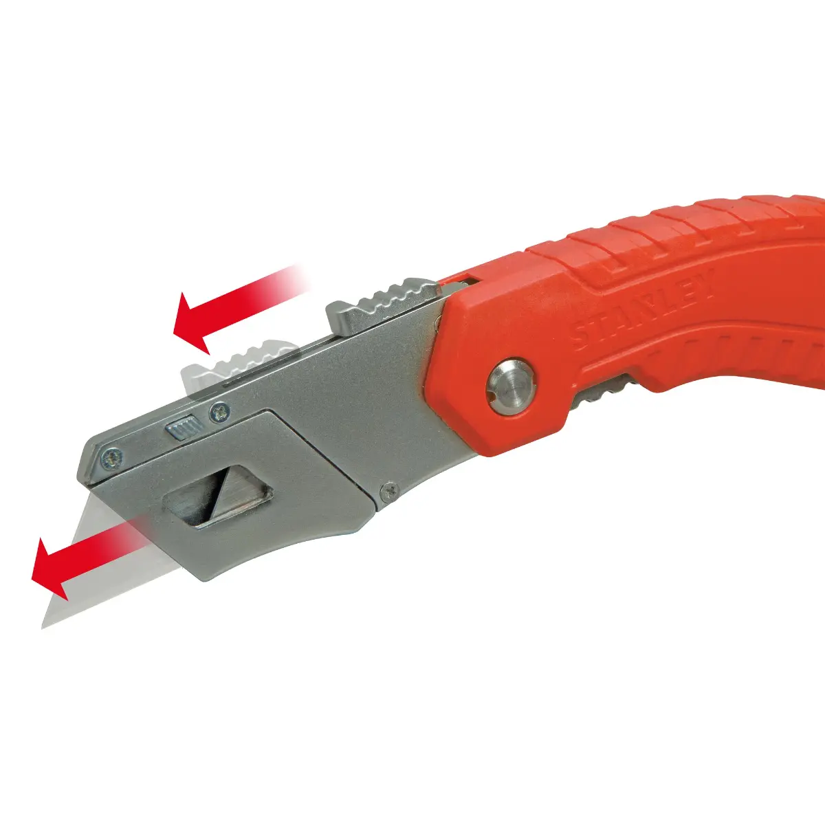 STANLEY Sicherheitsklappmesser mit automatischem Klingenrückzug