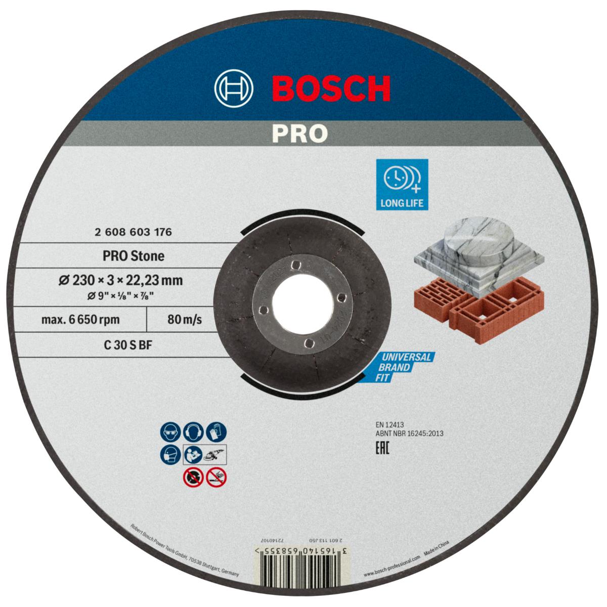Bosch PRO Trennscheibe gekröpft Standard for Stone C 30 S BF