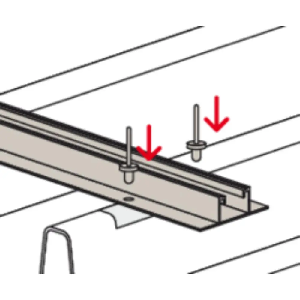 Fischer Profil SolarMetal P H25 400 Aluminium