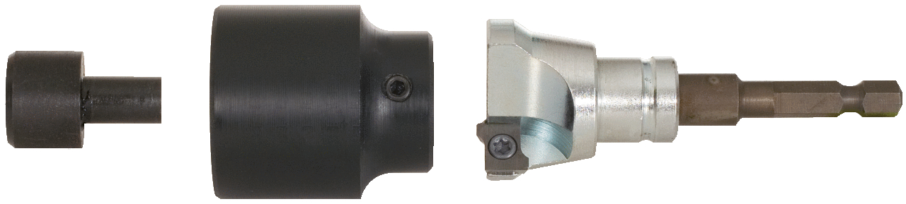 KS Tools 1/2" Hahnverlängerungsfräser, 1/4"-6-kant-Aufnahme