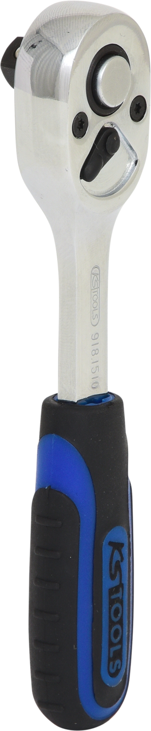 KS Tools 1/4" CHROMEplus Mini-Umschaltknarre, 72 Zahn