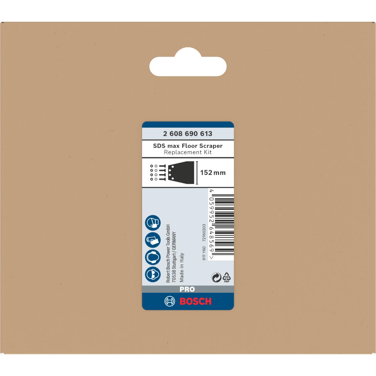 Bosch PRO SDS max Floor Scraper 152 mm Ersatzset
