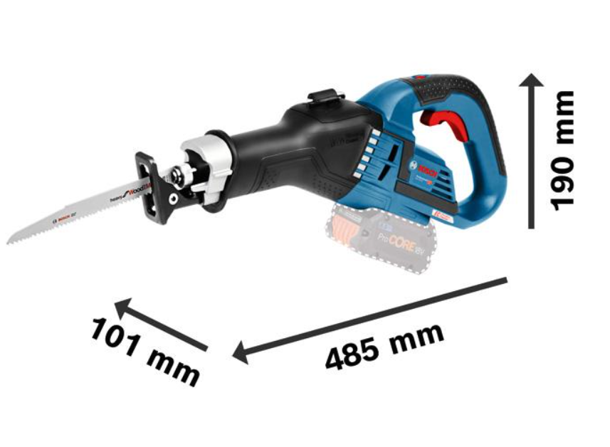Bosch Akku-Säbelsäge GSA 18 V-32, Solo Version