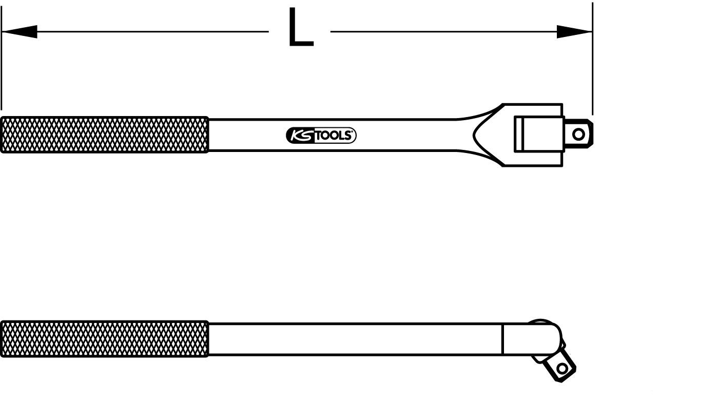 KS Tools BRONZEplus Gelenkgriff 1/2" 
