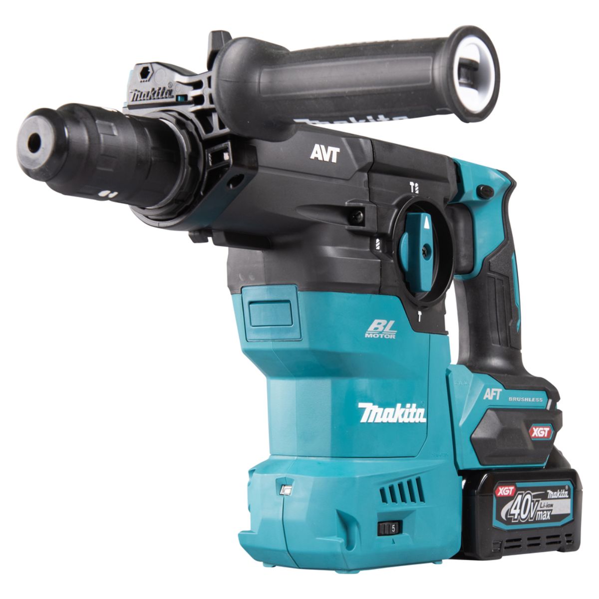 Makita Akku-Kombihammer 40V max. mit Schnellwechselfutter (ohne Akkus, ohne Ladegerät) HR009GZ