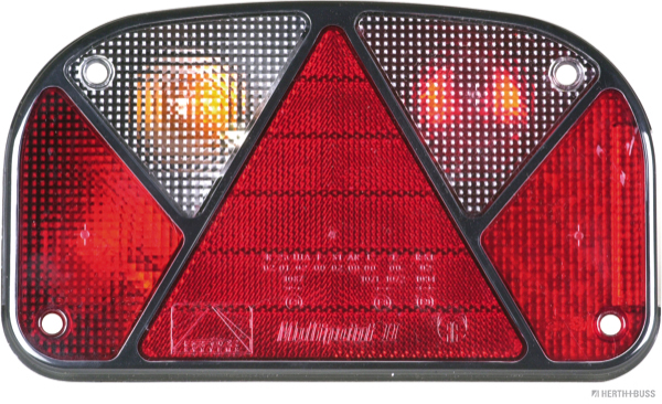 HERTH&BUSS Lichtscheibe, Heckleuchte, links, rechts, Dreieckrückstrahler