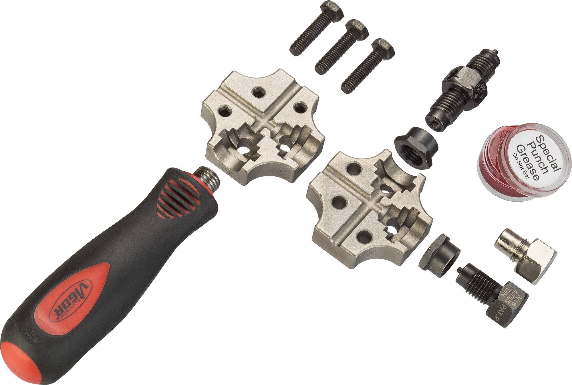 VIGOR Bördelgerät, für ∅ 4,75 mm, V4697, 6-teilig