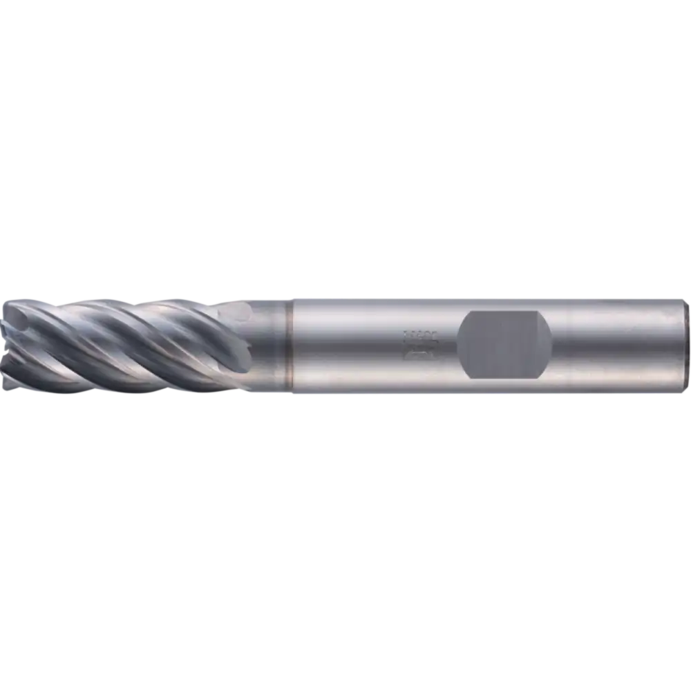 PFERD TOOLS VHM-Fräser Ø10mm, 5 Schneiden, 2xDC, Radius 0,5mm, HB, Universal