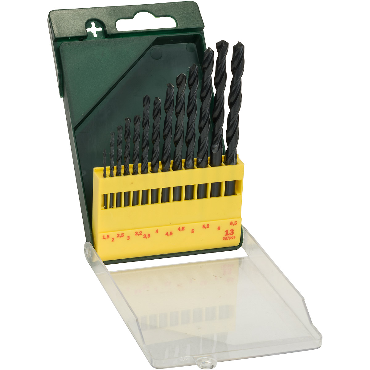 Bosch Metallbohrer-Set HSS-R, 13-teilig, 1,5 - 6,5 mm