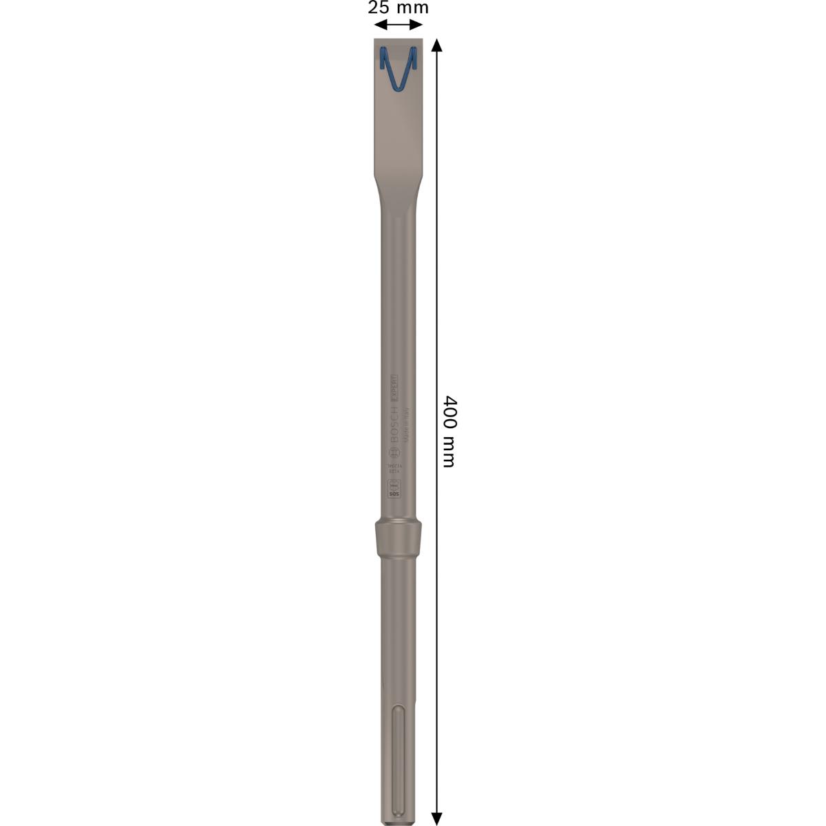 Bosch EXPERT SDS max-8C Flachmeißel, 25 x 400 mm, 10-Stück