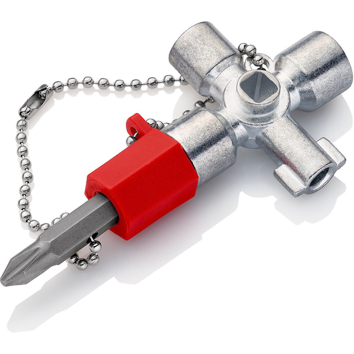 KNIPEX Schaltschrankschlüssel für gängige Schränke und Absperrsysteme 44 mm
