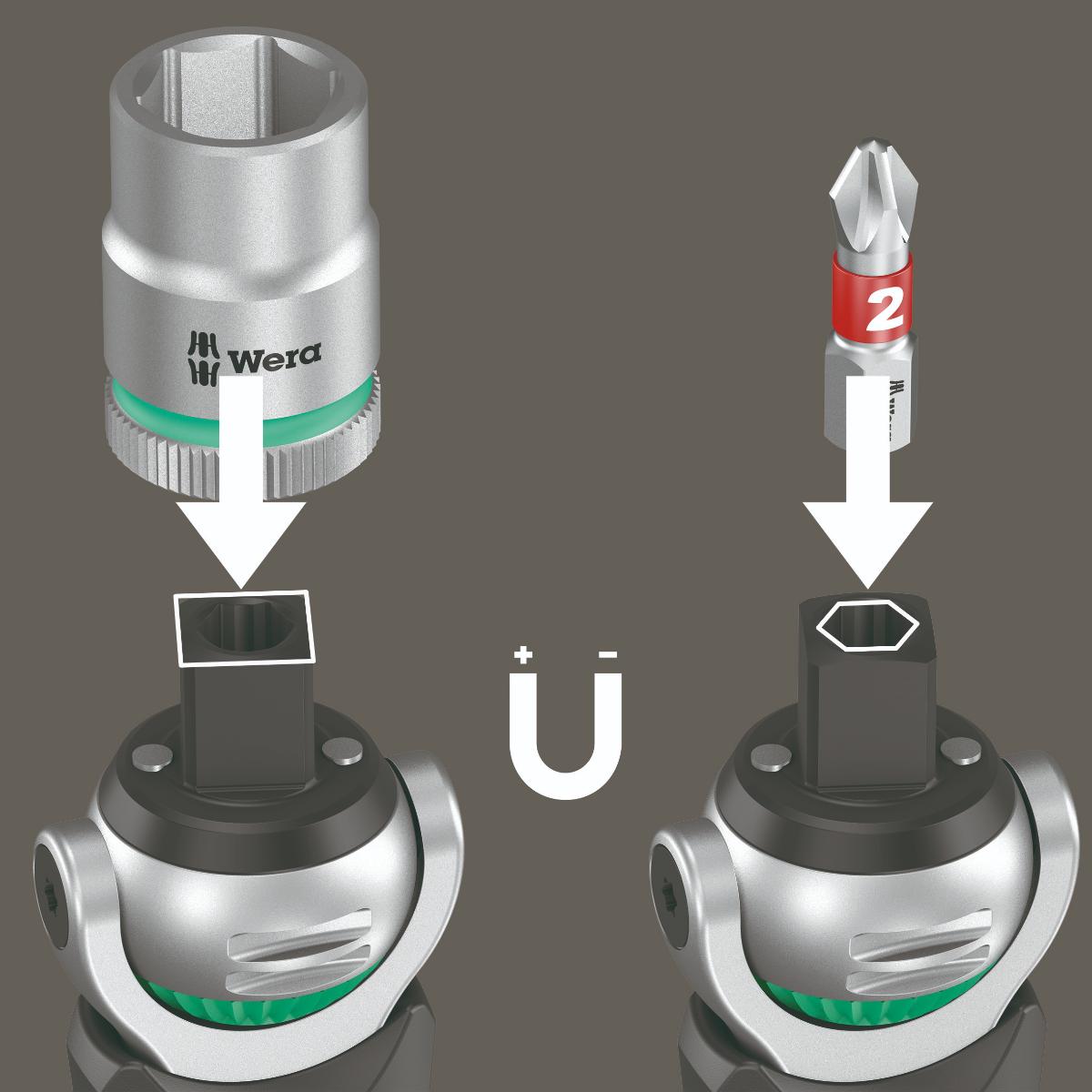 Wera 8009 Zyklop Pocket Set 4, 27-teilig