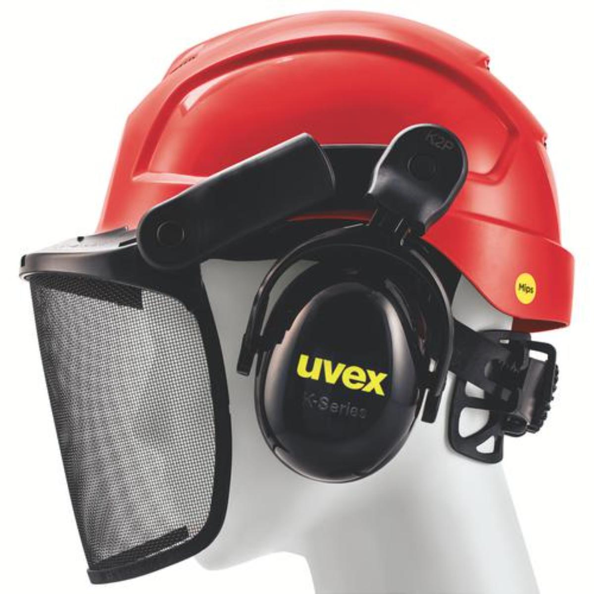 uvex pheos forestry Mips Schutzhelm rot