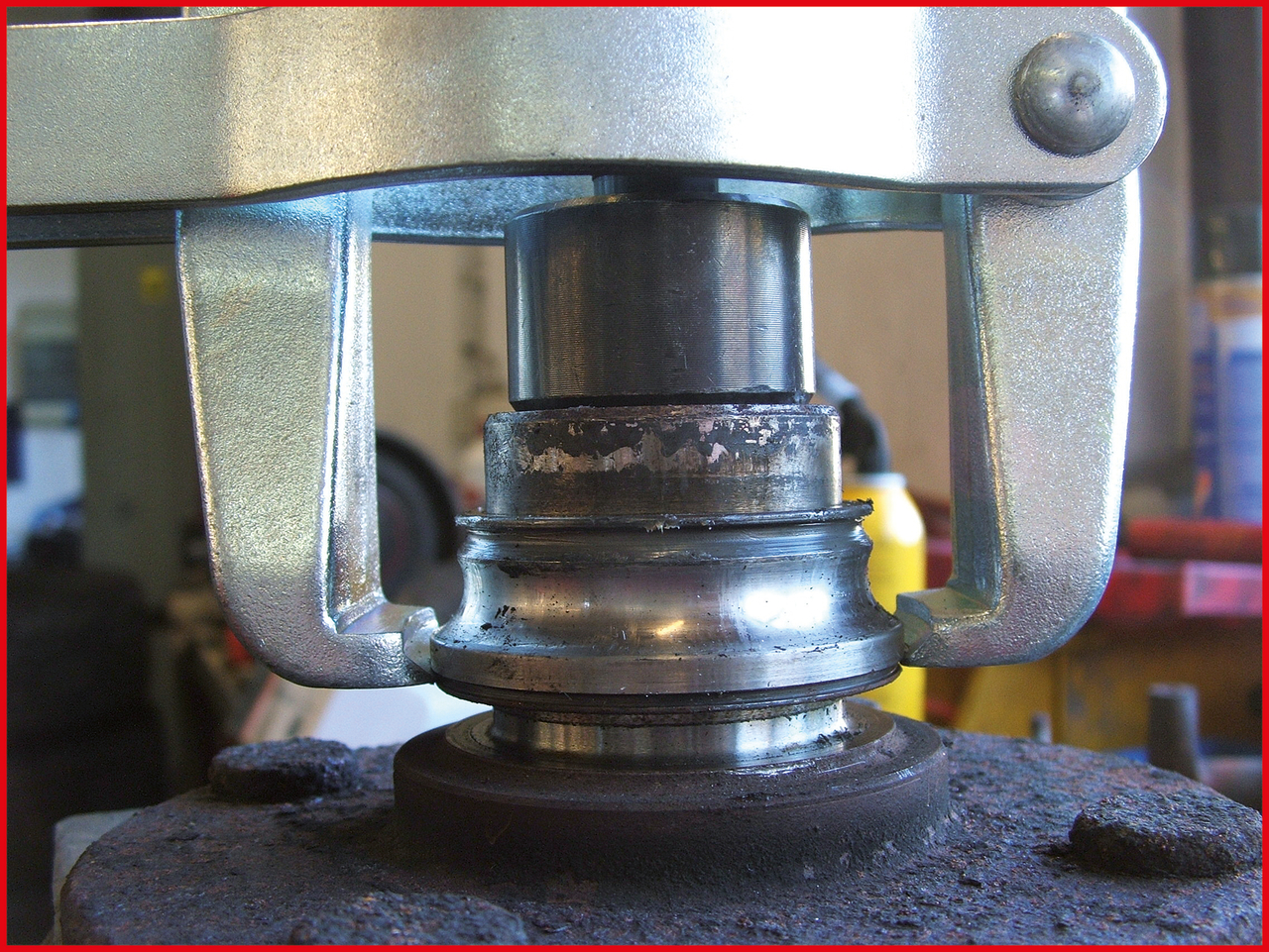 KS Tools Universal-Lagerring-Abzieher 2-armig mit Spannbügel, 90mm