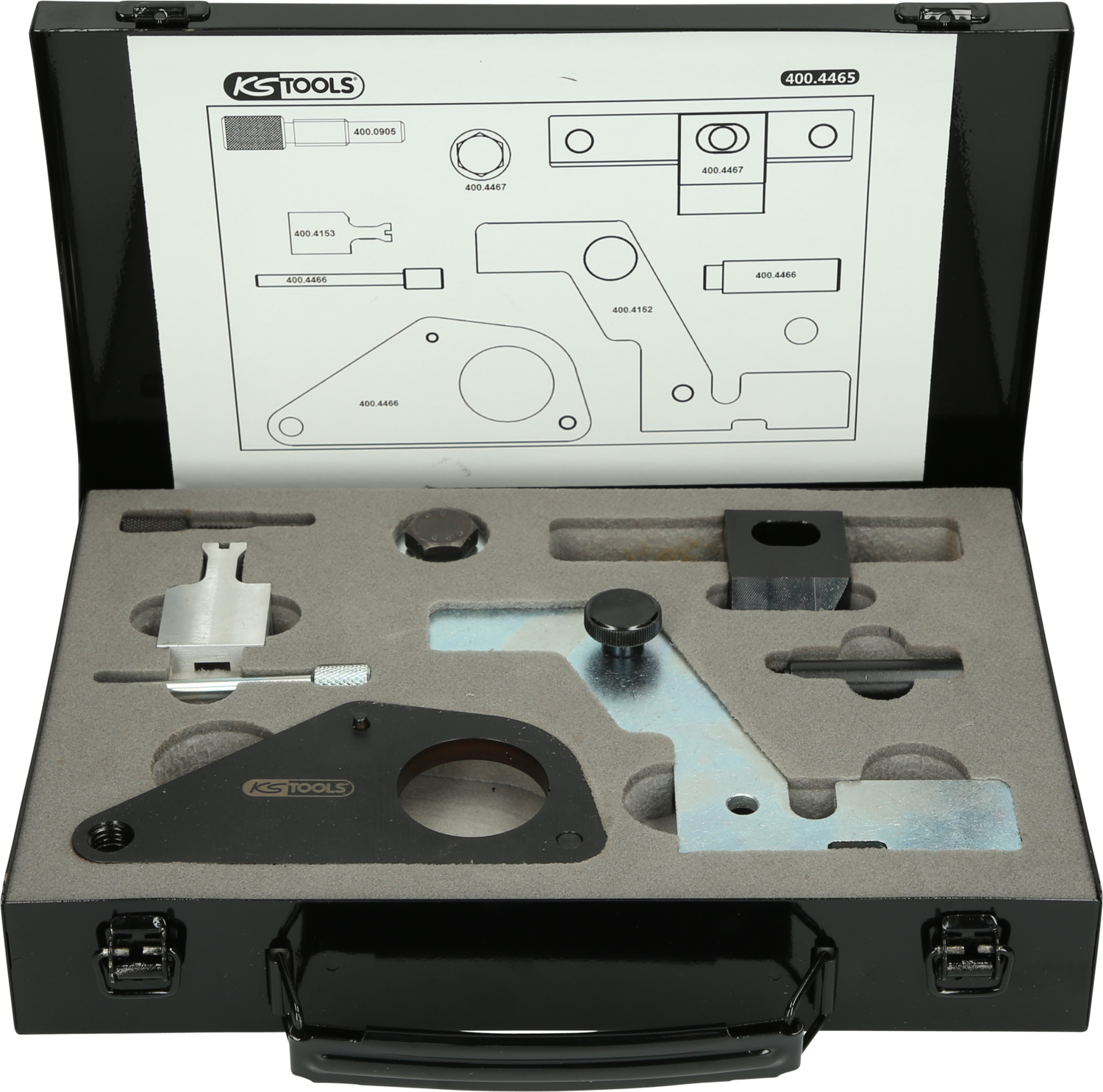 KS Tools Motoreinstell-Werkzeug-Satz für Jaguar - Land Rover, 8-tlg