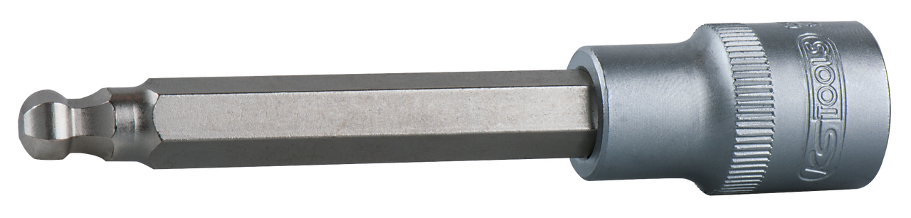KS Tools 1-2" Bit-Stecknuss Innensechskant mit Kugelkopf, lang