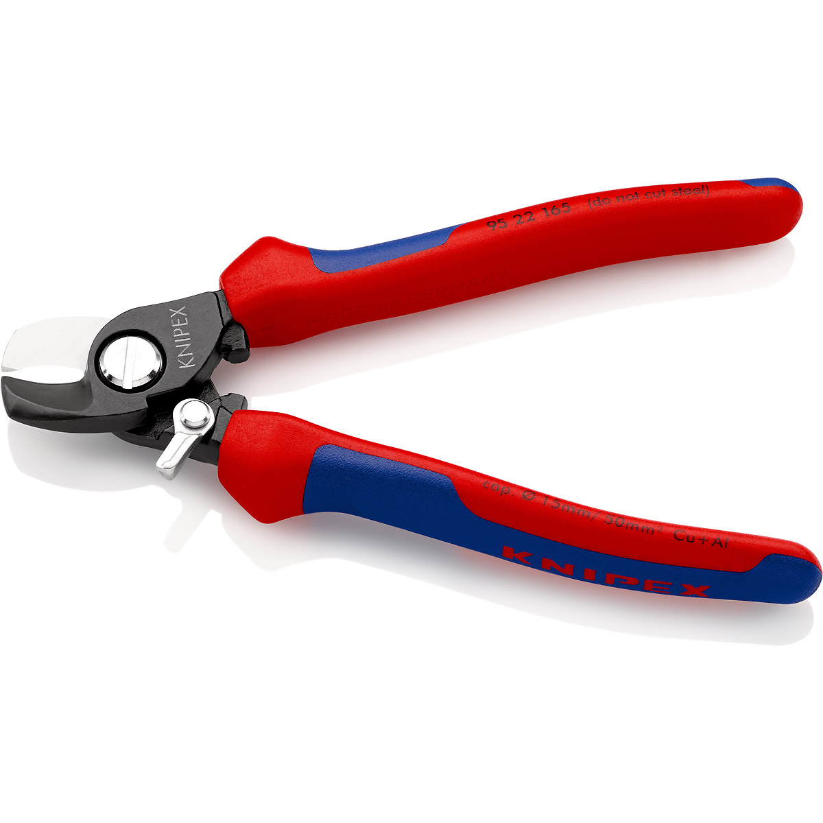 KNIPEX Kabelschere mit Öffnungsfeder