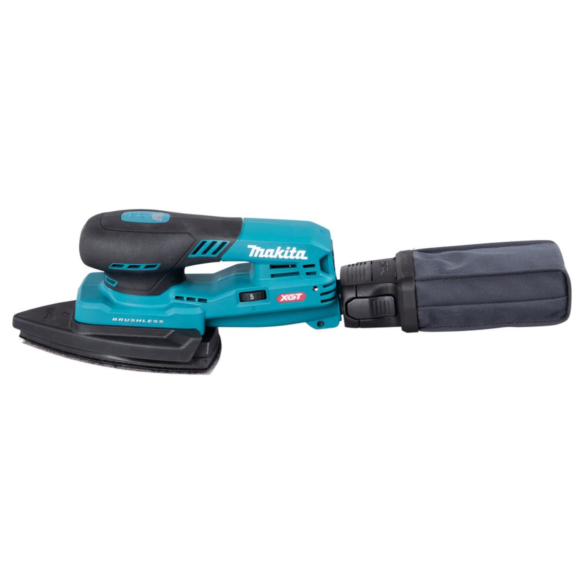 Makita Akku-Schwingschleifer XGT - Connector - Delta 100x150 mm - 3,0 mm Hub - 1,6 m Kabel