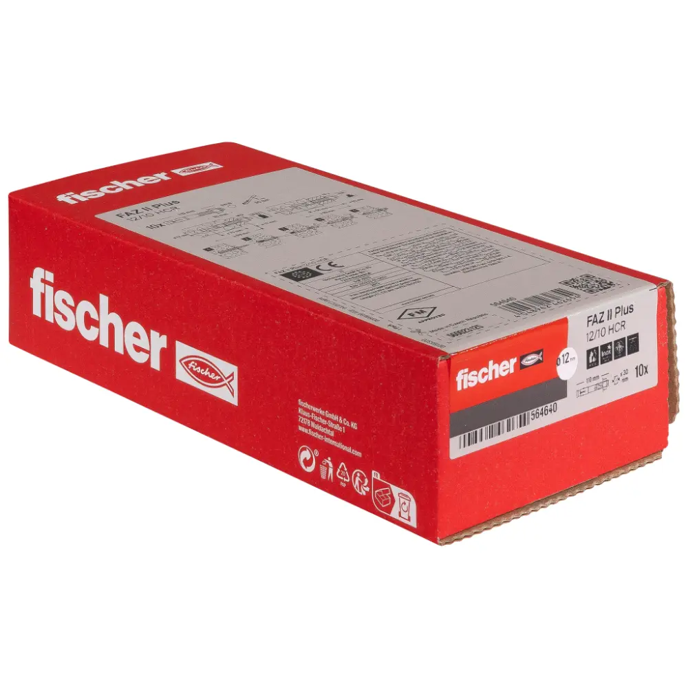 Fischer Bolzenanker FAZ II Plus 12/10 HCR hochkorrosionsbeständig