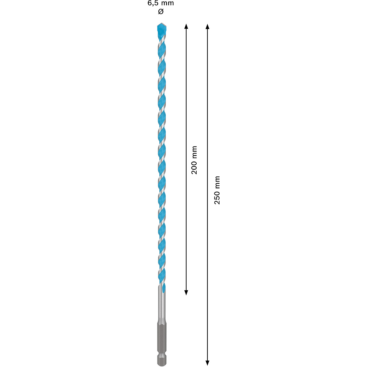 Bosch EXPERT HEX-9 MultiConstruction Bohrer, für Dreh- und Schlagbohrer