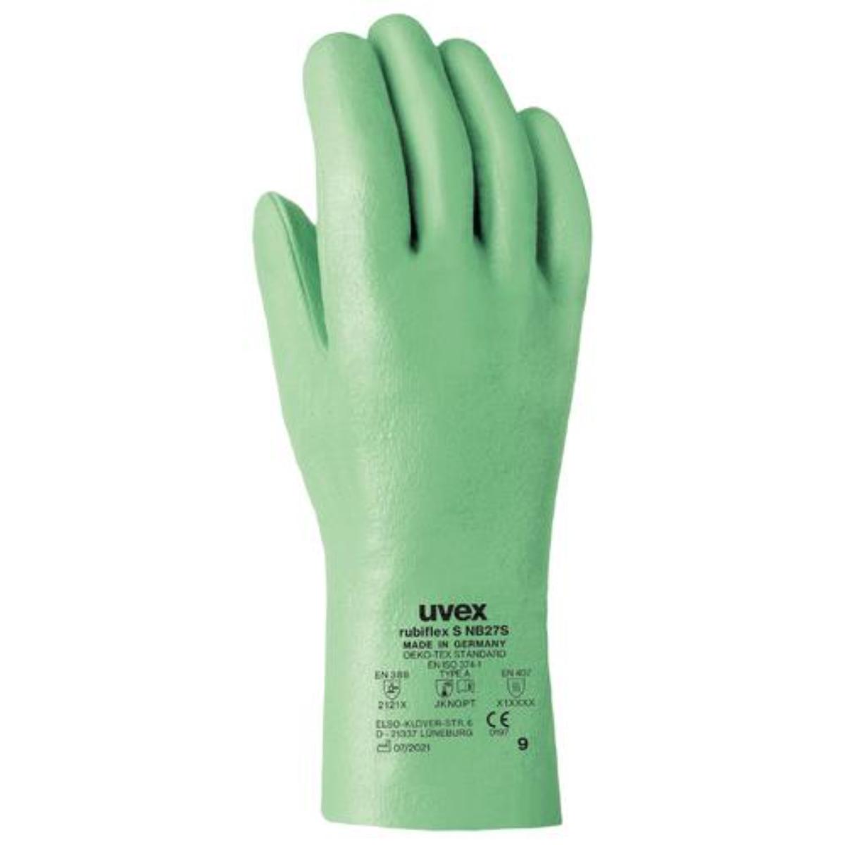 uvex rubiflex S NB27S Chemikalienschutzhandschuh 