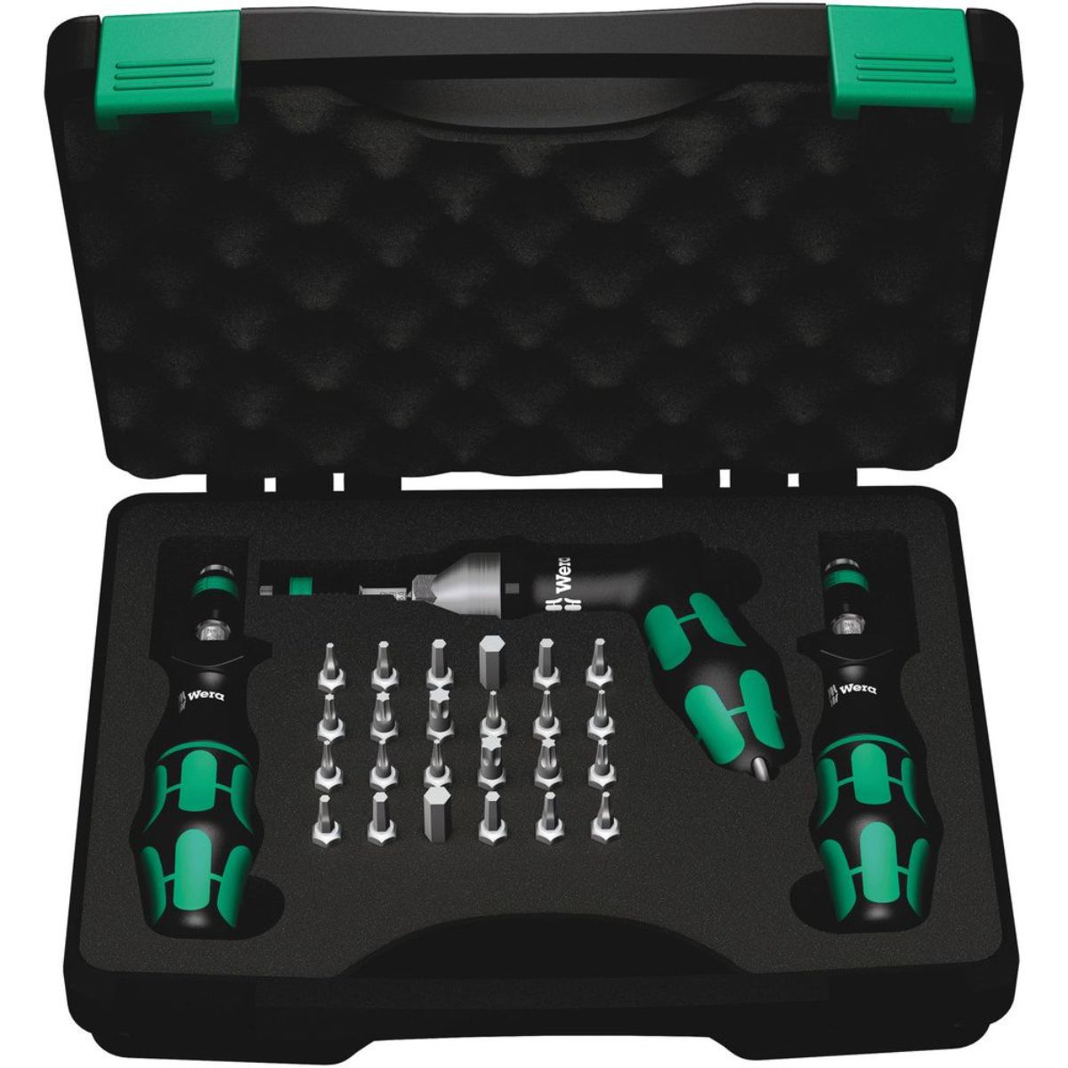 Wera 7440/41/42 Kraftform Drehmomentschraubendreher-Satz 0,3-6,0 Nm, 27-teilig