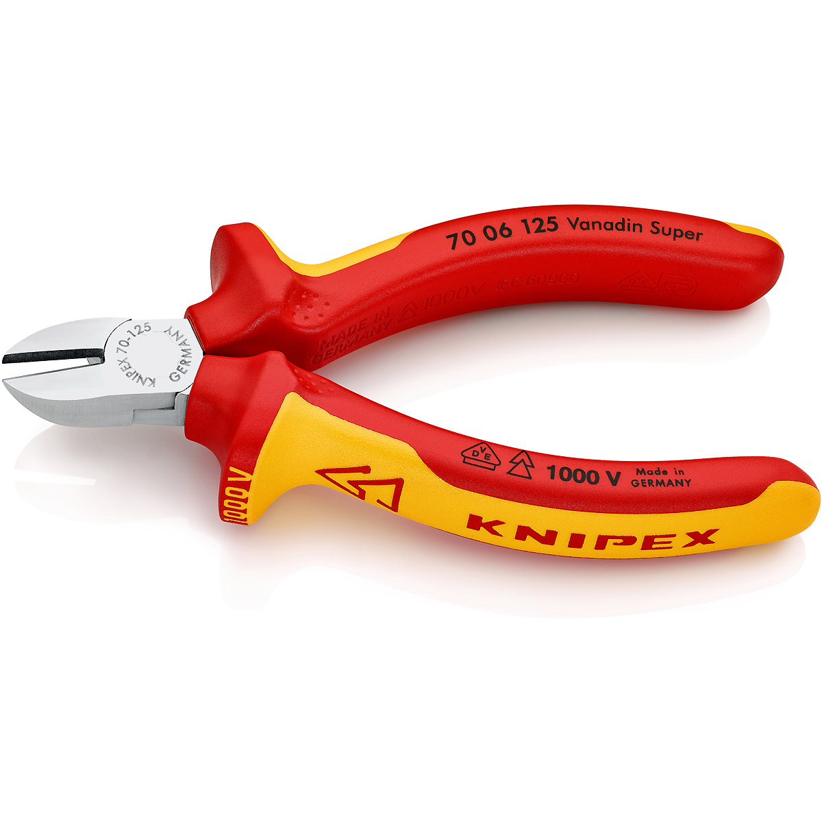 KNIPEX Seitenschneider isoliert, VDE-geprüft