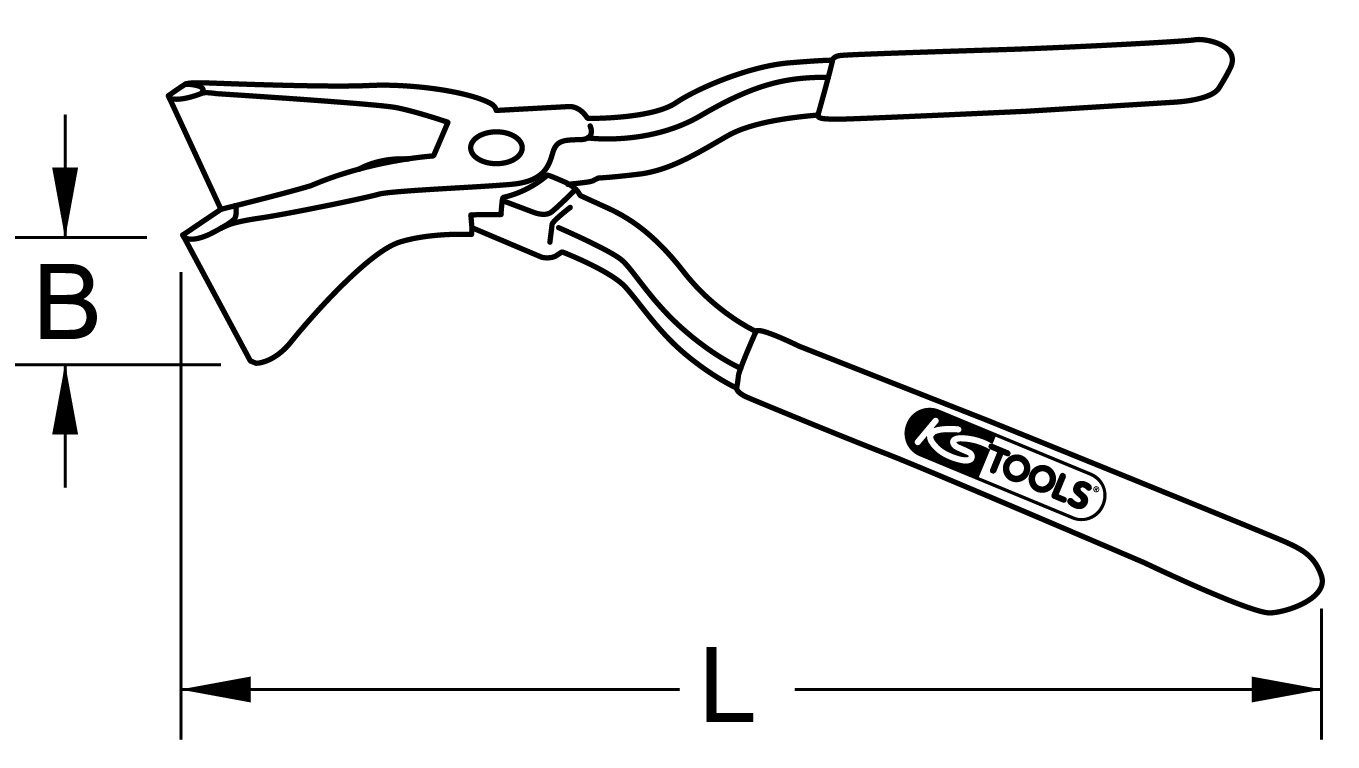 KS Tools Falzzange
