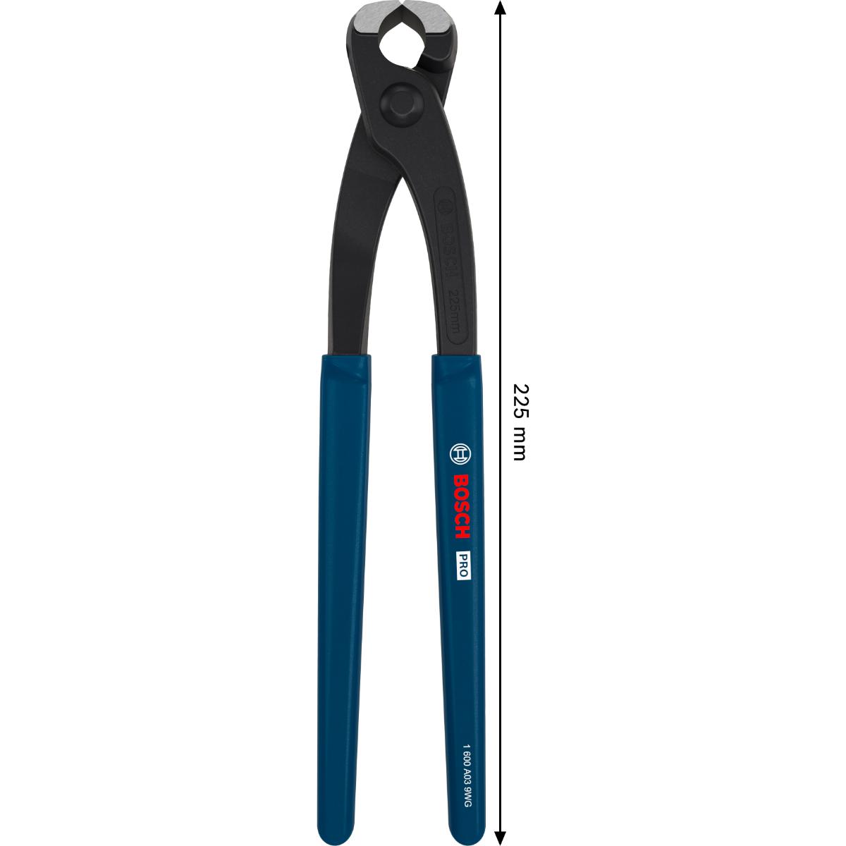 Bosch PRO Monierzange 225 mm, tauchbeschichtete Griffe