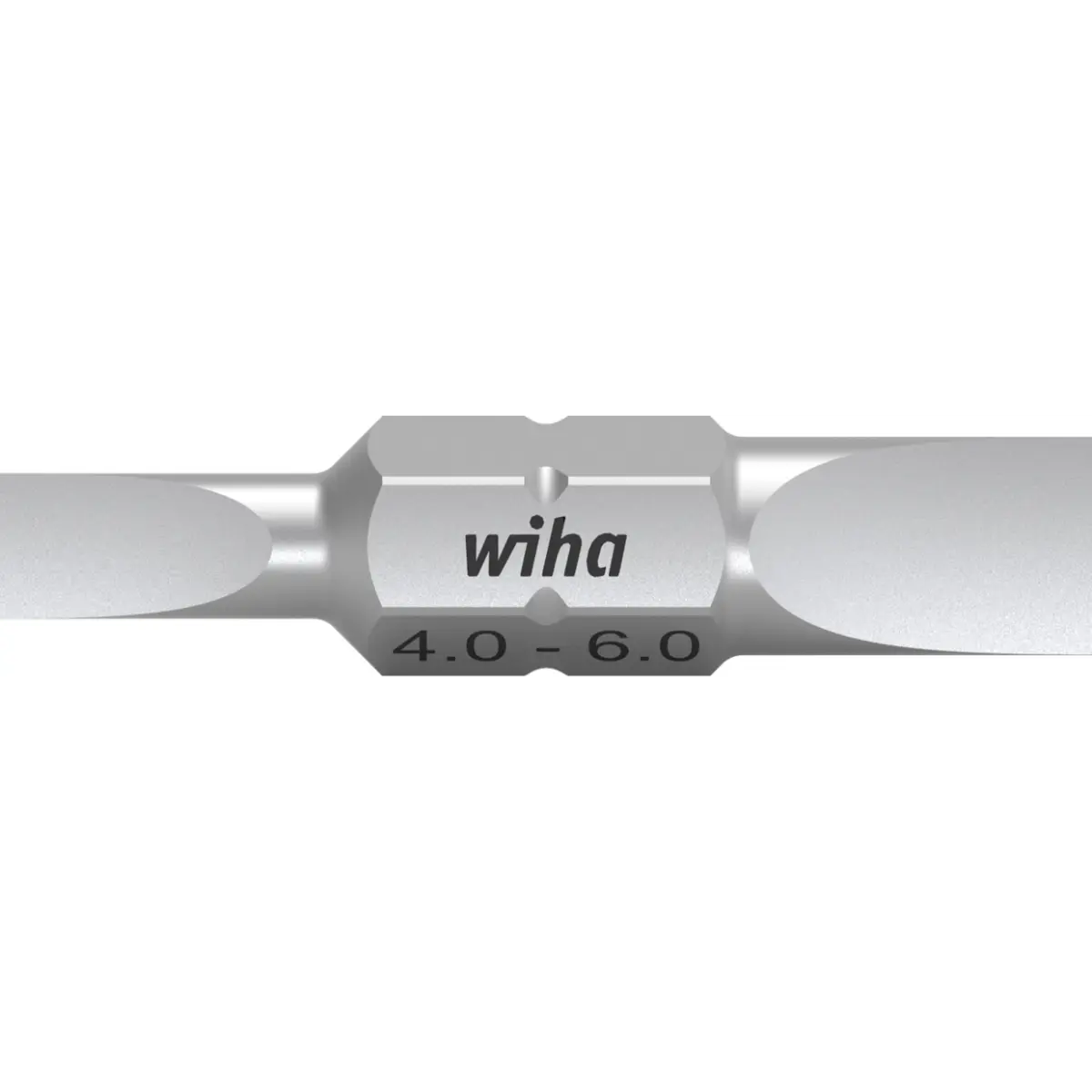 Wiha Bit Set Doppelbit Schlitz (4,0/6,0) 10-teilges Set in Box