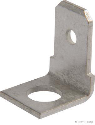 HERTH&BUSS Leitungsverbinder, 6,3 x 0,8mm, Ø 4,3 mm, 90°, DIN 46244-1