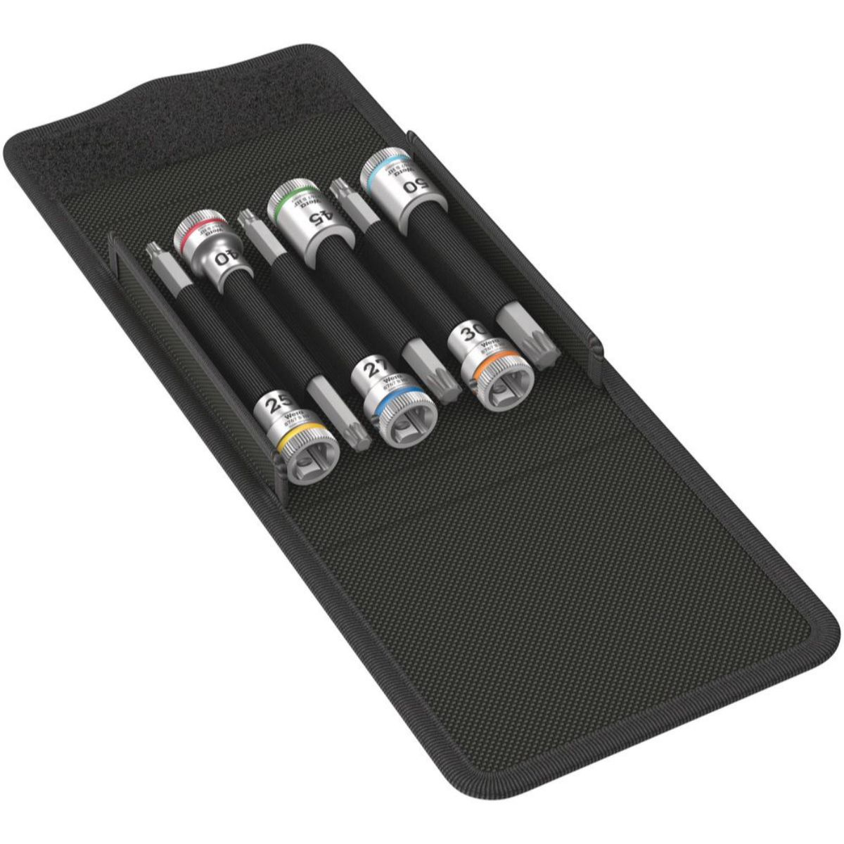 Wera 8767 B TORX HF 1 Zyklop Bitnuss-Satz TORX, mit 3/8"-Antrieb, mit Haltefunktion, 6-teilig