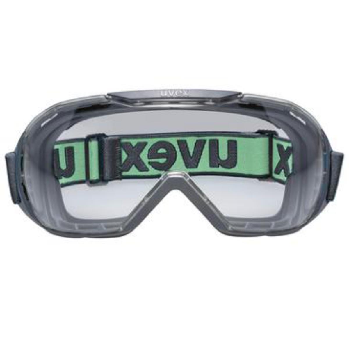 uvex Vollsichtbrille megasonic planet grau, grün, anthrazit, jade